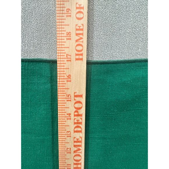 Vintage Handmade Linen Napkins Set of 6 Green Cloth Dinner Napkins 16x17 - Picture 8 of 8